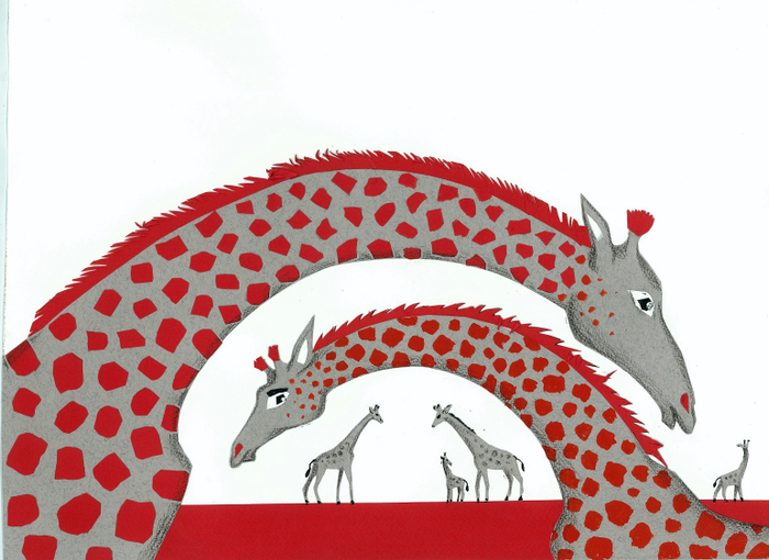 иллюстрация к стихотворению маяковского"что ни страница-то слон,то львица