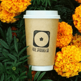 Логотип и фирменный стиль для локальной кофейни