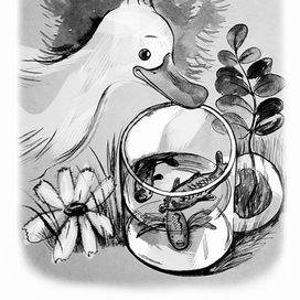  В гостях у дедушки Мороза. Сказки русских писателей. — М.: ООО «НД Плэй», СПб.: Издательство «Северо-Запад», 2016. — 224 с. (Сказки Зимушки-зимы). Б.Житков "Кружечка под ёлочкой"