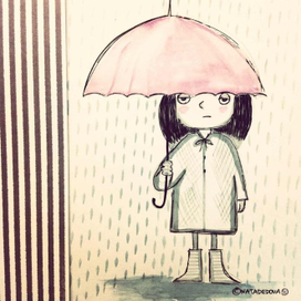 Подождем под дождем...