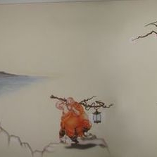 Роспись стены. Панорама.