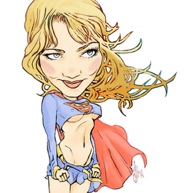 Портрет в образе SuperWomen