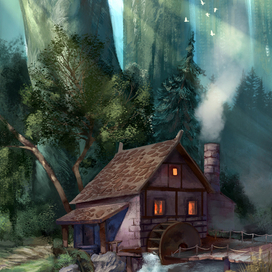 Водяная мельница 