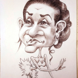 Дружеский шарж бывшей балерине