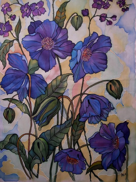 Анемоны (батик)