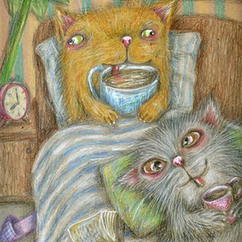 семейный утренний кофе