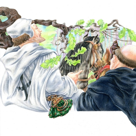 Робин Гуд, в лесу