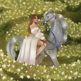 прогулка в саду 🌿