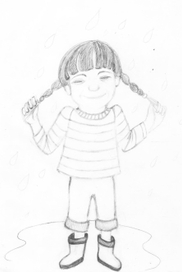 улыбка в лужице