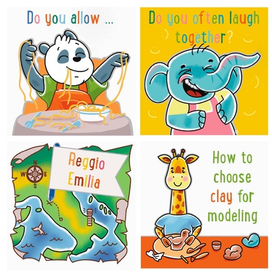 Набор обложек для блога школы английского