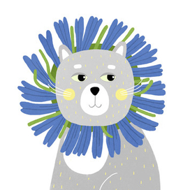 Котики-цветочки