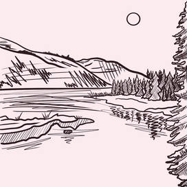 Горный пейзаж