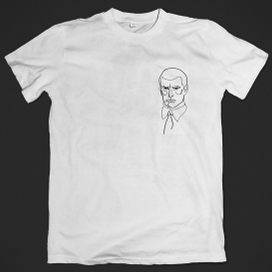 Принт на футболку "Маяковский"