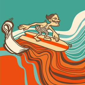 Утренний серфер