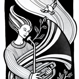 Девушка с тубой