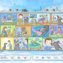 Виммельбух для фонда «Зоозащита» #1