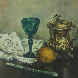 П. Кончаловский Натюрморт. Зелёная рюмка