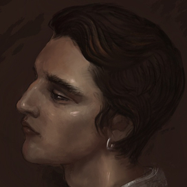 Мужчина с сережкой 