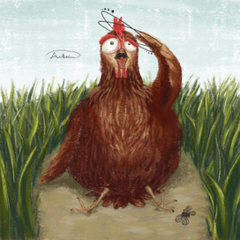 Курица и муха