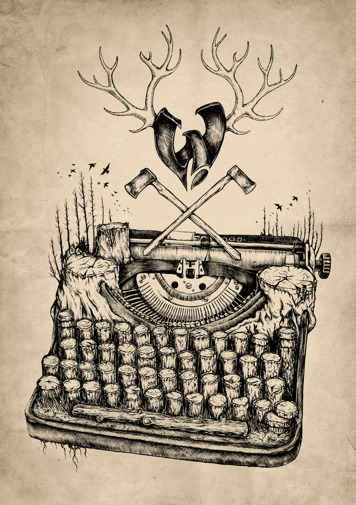 Wonderwood typewriter