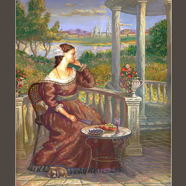 "Вечер" из серии Рыбинск