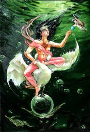 Underwater...canvas,90*60,oil paintings