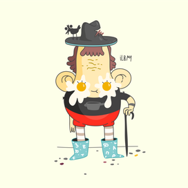 Мистер-Яичные-желтки-вместо-глаз. 