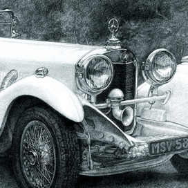 «Mercedes-Benz SS 1932» (фрагмент).