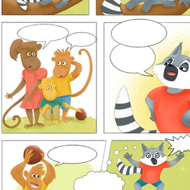 Обезьянки и обида (Первая сказка)