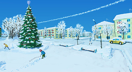 Шапка для сайта www.schelkovo-net.ru (зима)