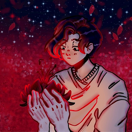 Boy with lycoris (done) DO NOT REPOST