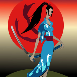 Девушка-самурай