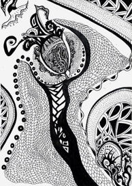 Графическая абстракция Карачевцевой Юли