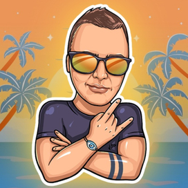 Портретный стикер