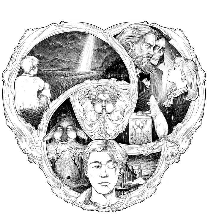 Иллюстрация на обложку сборника сказок