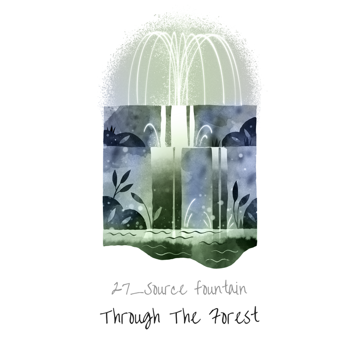 Источник-фонтан | Inktober 2022