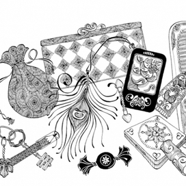 В женской сумочке