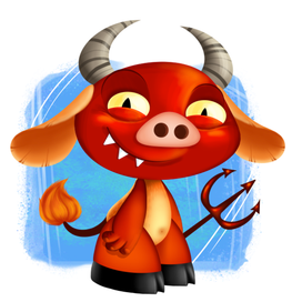 Cute devil