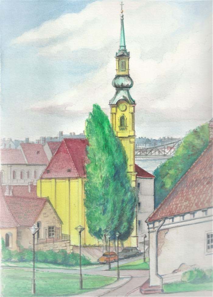 Один из пейзажей Будапешта.