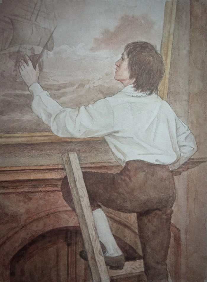 Иллюстрация к повести А. Грина "Алые паруса"