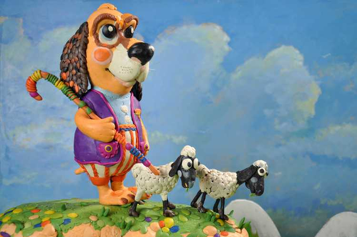 Герои армянских сказок, сделанные из пластилина