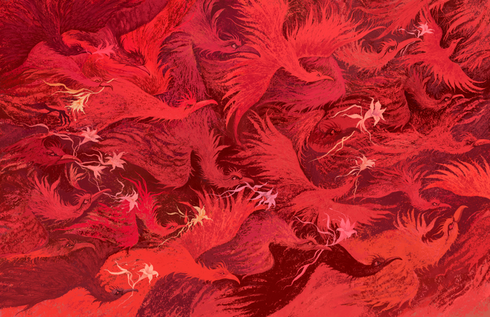 Форзац к книге "Плащ Тролля" Анны Валенберг