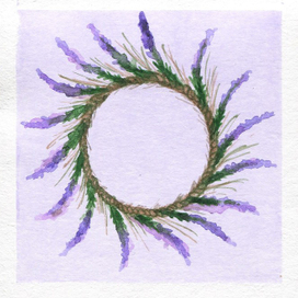 сиреневый венок