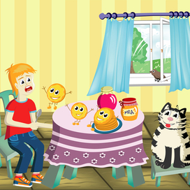 Завтрак с котом