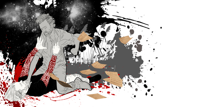 эскиз к арт-буку по книге Марики Становой"Рождение экзекутора"