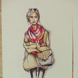 мода,девушка