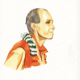 Портрет маркерами