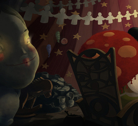 Гензель и Гретель. Зеркало с ведьмой.