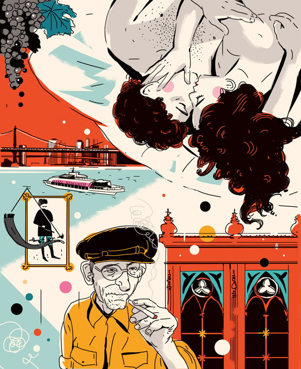  иллюстрация для журнала "Story"