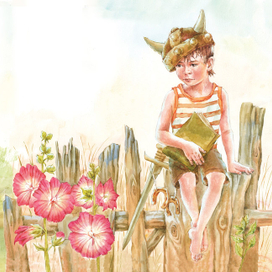 Иллюстрация к детскому стихотворению.